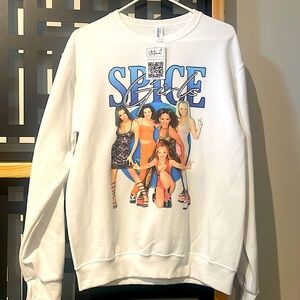 NWT Vintage Spice Girls Crew Neck Sweatshirt Size Small